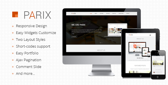 Parix - One Page Blogger Template