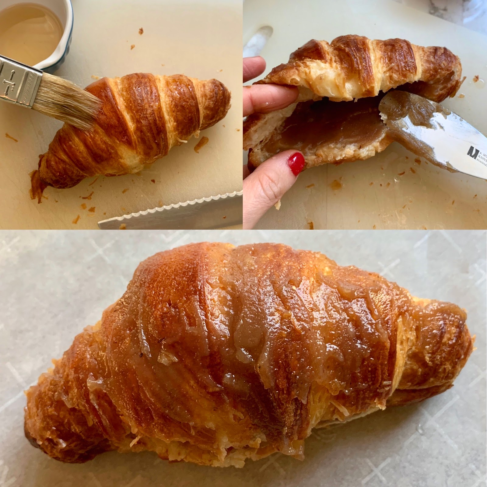 Playing with Flour: Chestnut croissant