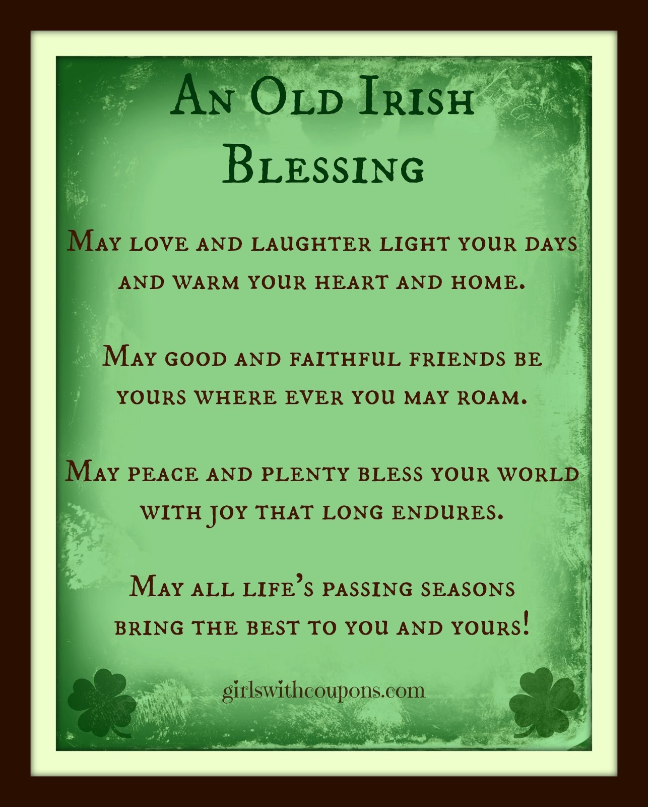 150 Irish Blessing Sayings Toast Prayer Quotes Proverbs Poems To Share St Patrick S
