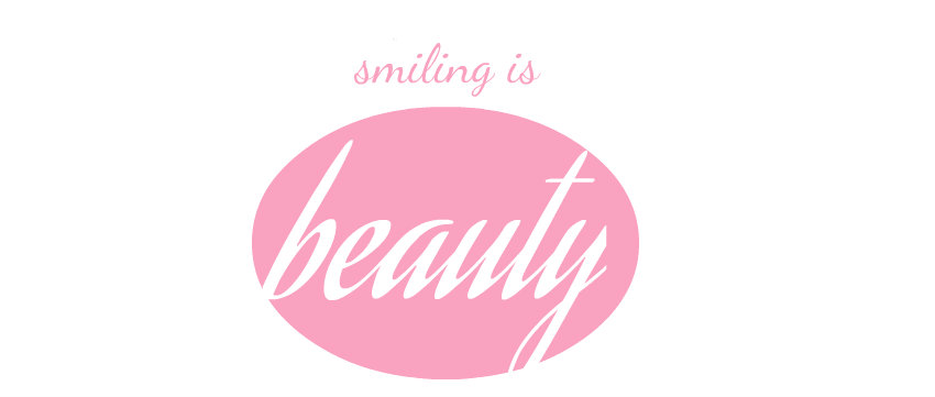 smiling is beauty