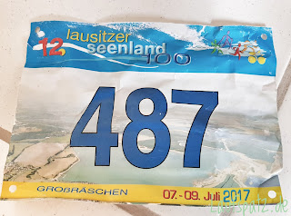 Lausitzer Seenland 100 Marathon Startnummer 2017