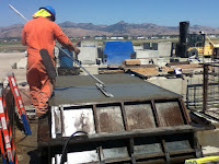 our experts finish the AquaKlear tank pour