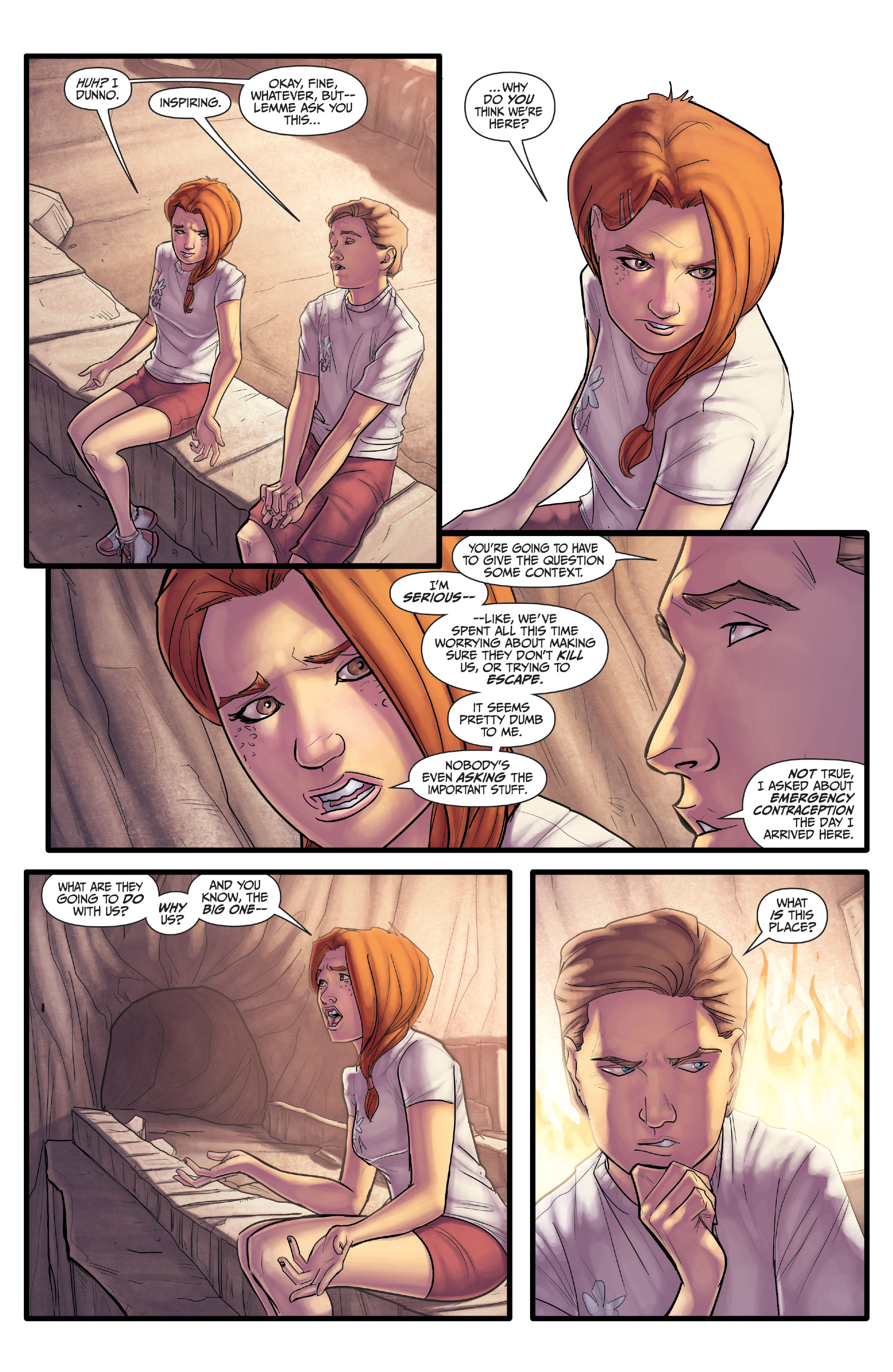 Read online Morning Glories comic -  Issue #17 - 22