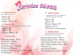 nail salon prices services nails pedicure manicure technician funky
