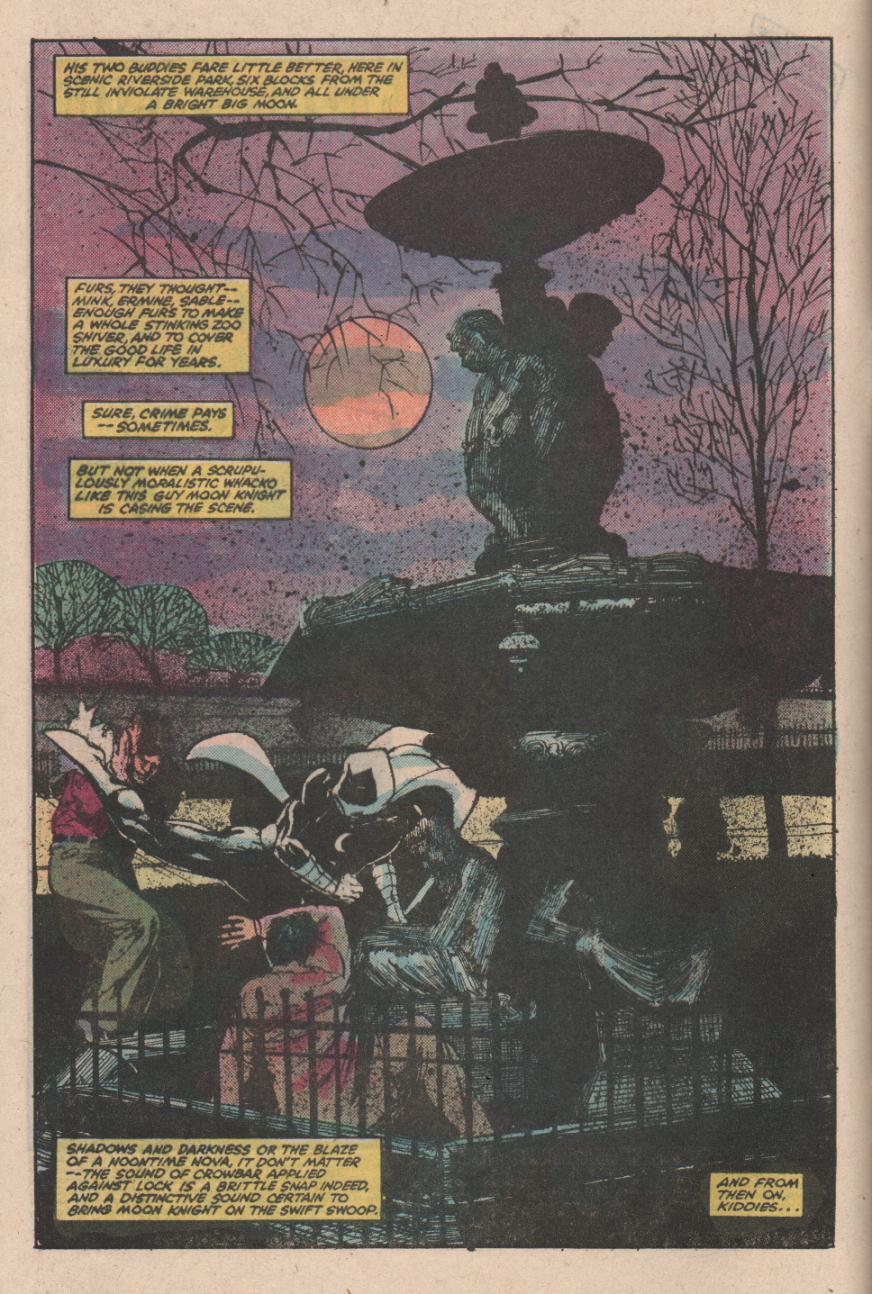 Read online Moon Knight (1980) comic -  Issue #28 - 3