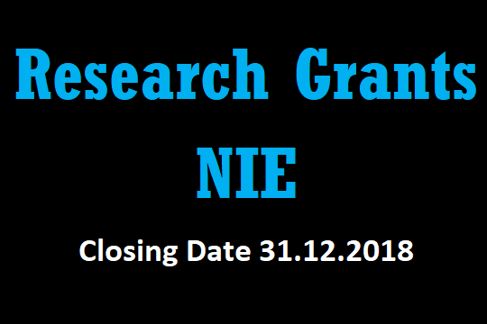 Research Grants - NIE