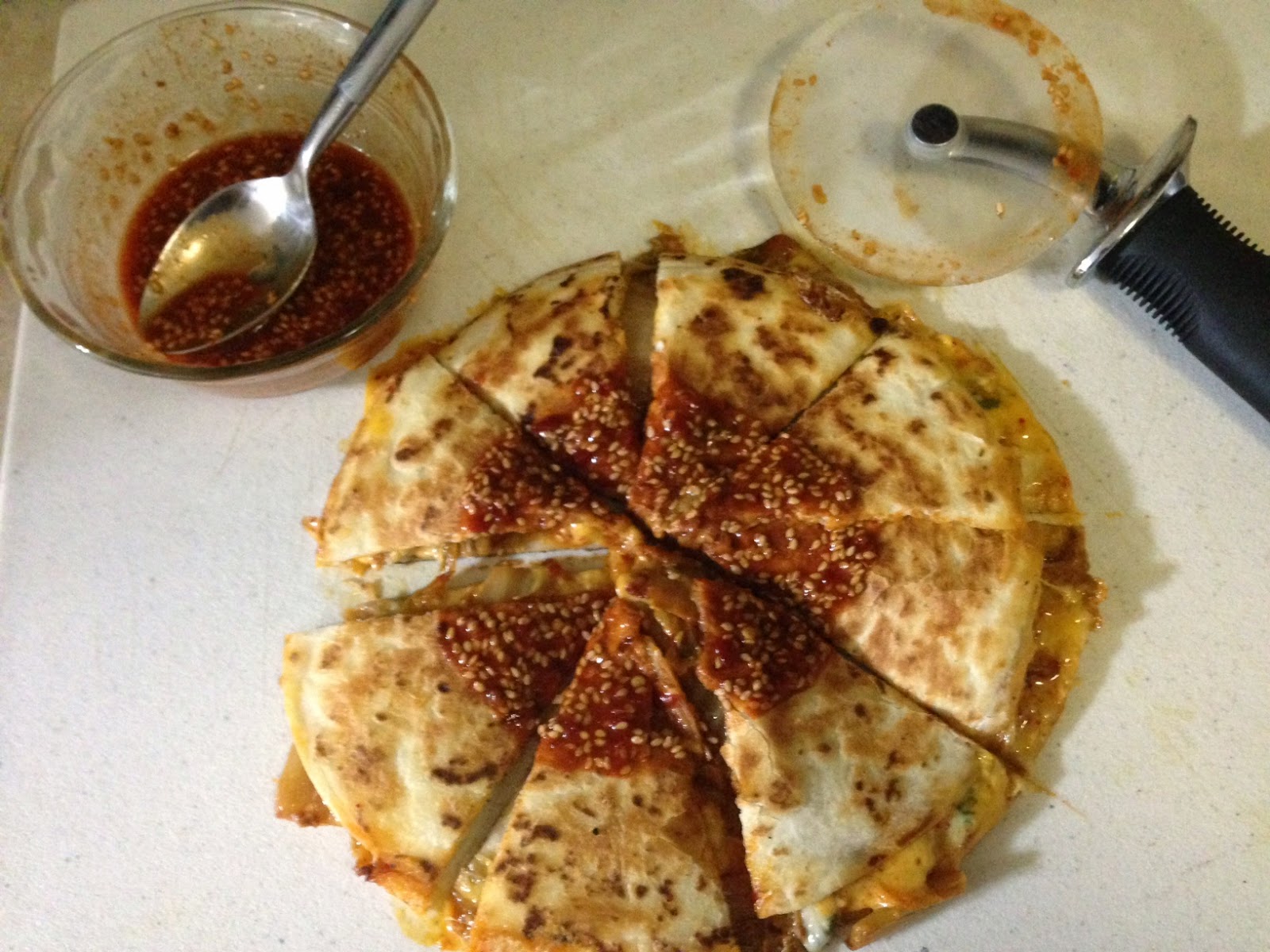 Sushi John's Blog! Kogi Truck Kimchi Quesadilla