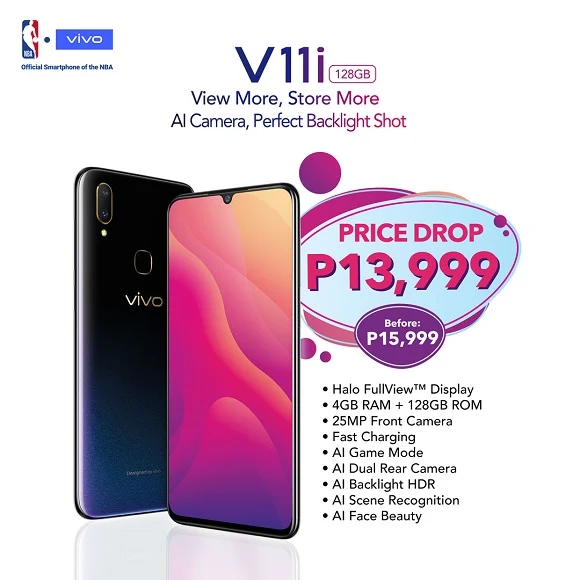 Vivo V11i price drop