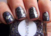 Mercurial is a sheer grey polish with a crazy mix of glitters. (lynnderella mercurial )