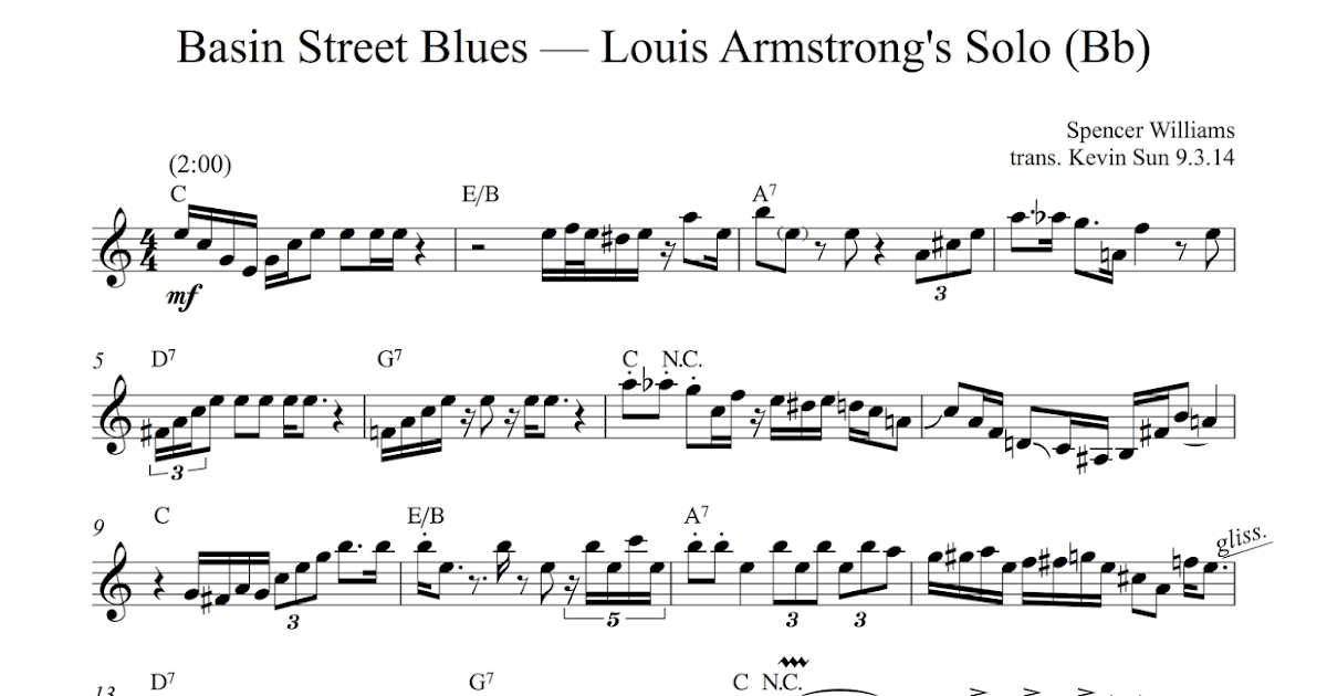 Louis Armstrong on &quot;Basin Street Blues&quot; + Lester Young on &quot;All of Me&quot;