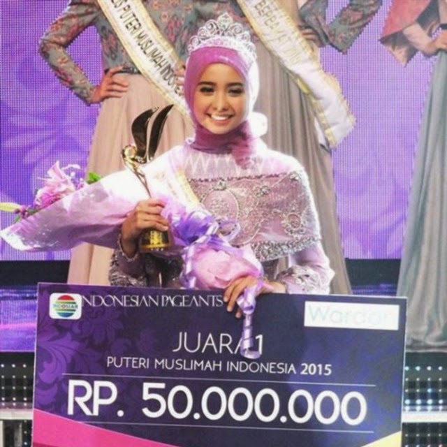 Profil dan Biodata Nesa Aqila Herryanto Putri Pemenang Putri Muslimah Indonesia 2015