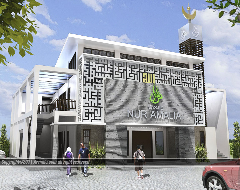 Desain masjid minimalis modern nur amalia 2 desain masjid al