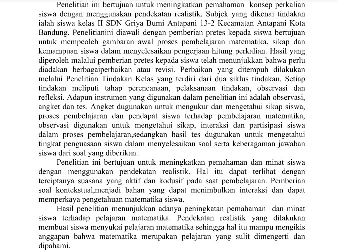 Contoh proposal ptk bahasa indonesia sd