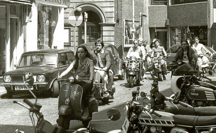 Mods on Scooters in London, 1979 ~ vintage everyday