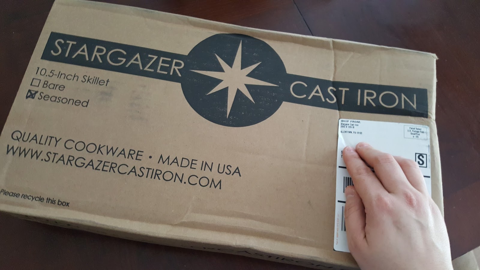 The New Stargazer 10.5 Cast Iron Skillet 