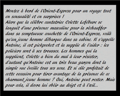 plaisirs l'Orient- Express tome Exquise punition Gilles Milo-Vacéri