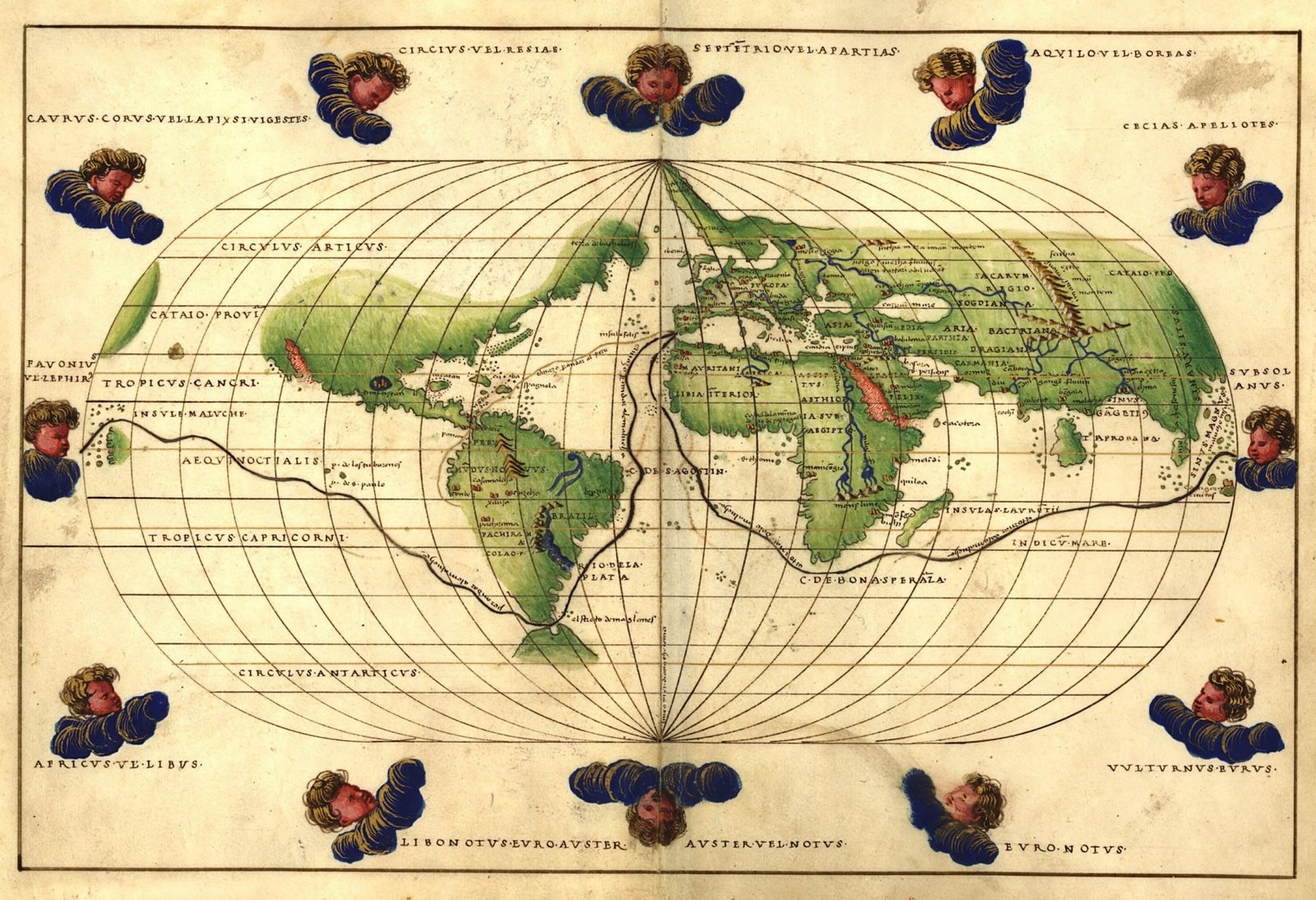 S VIKAS: World Map 16th Century
