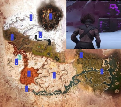 Conan Exiles, Fast Travel, Obelisks Locations Map