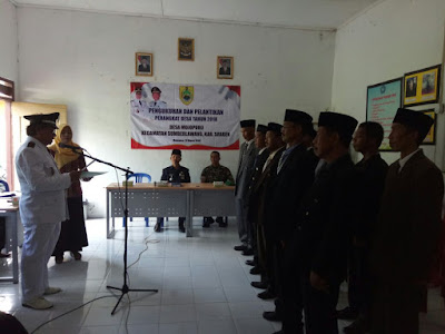 PELANTIKAN PERANGKAT DESA MOJOPURO