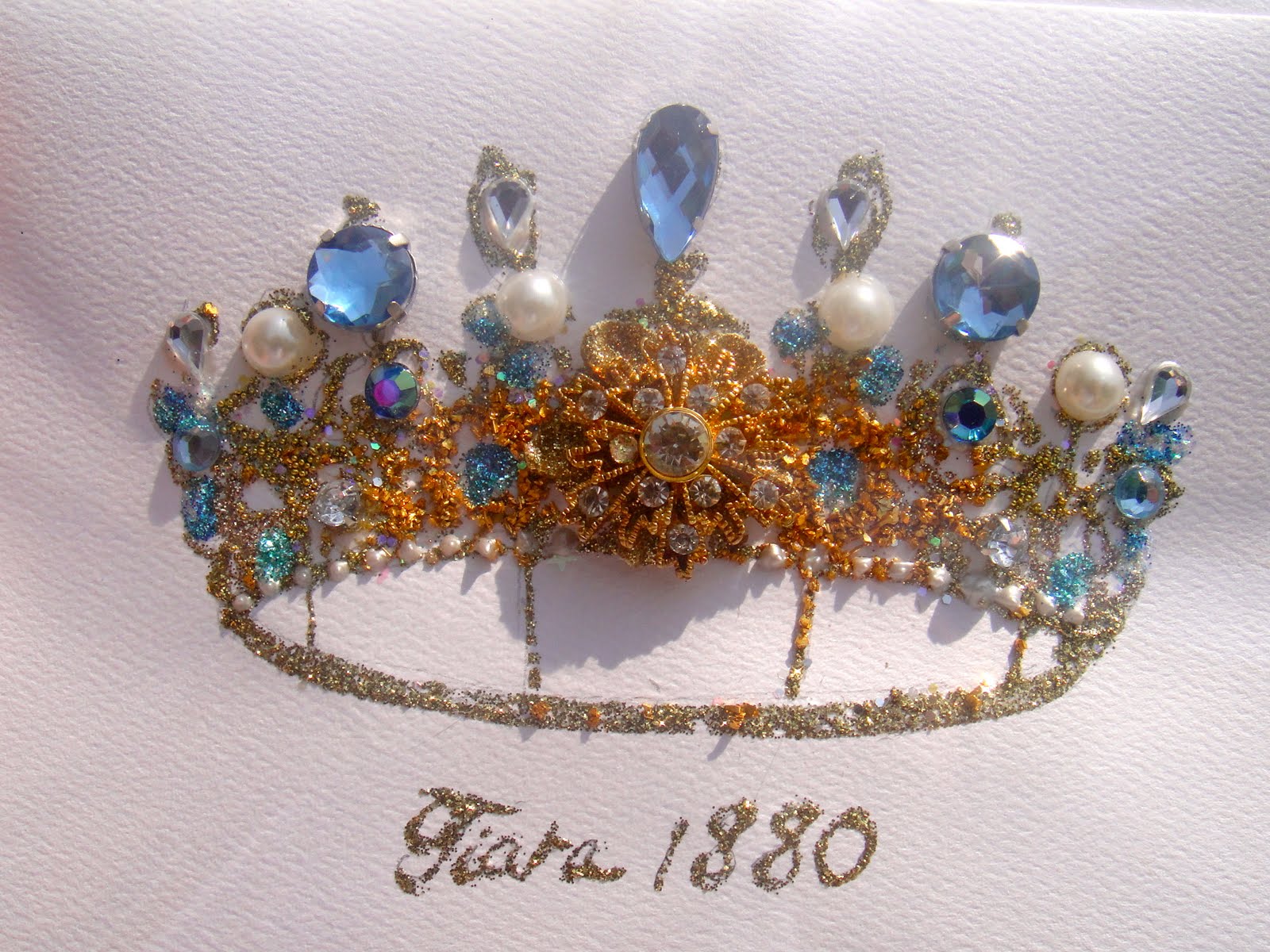 Five Months Until Paris: French Crown Jewels & Royal Tiara Cards