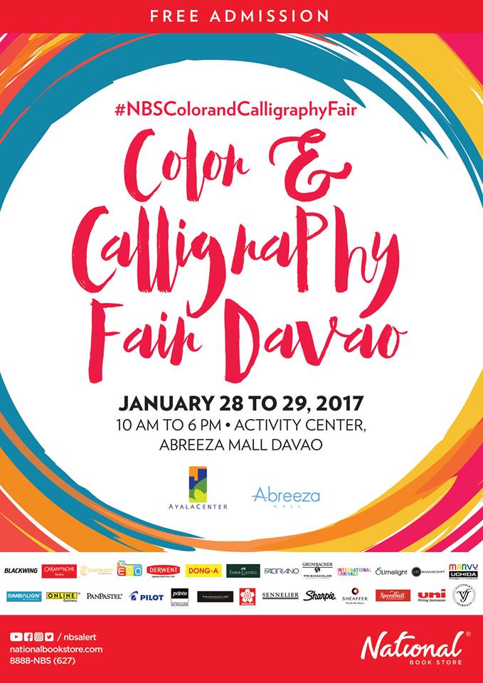 National Book Store Brings Color & Calligraphy Fair to Davao Davao