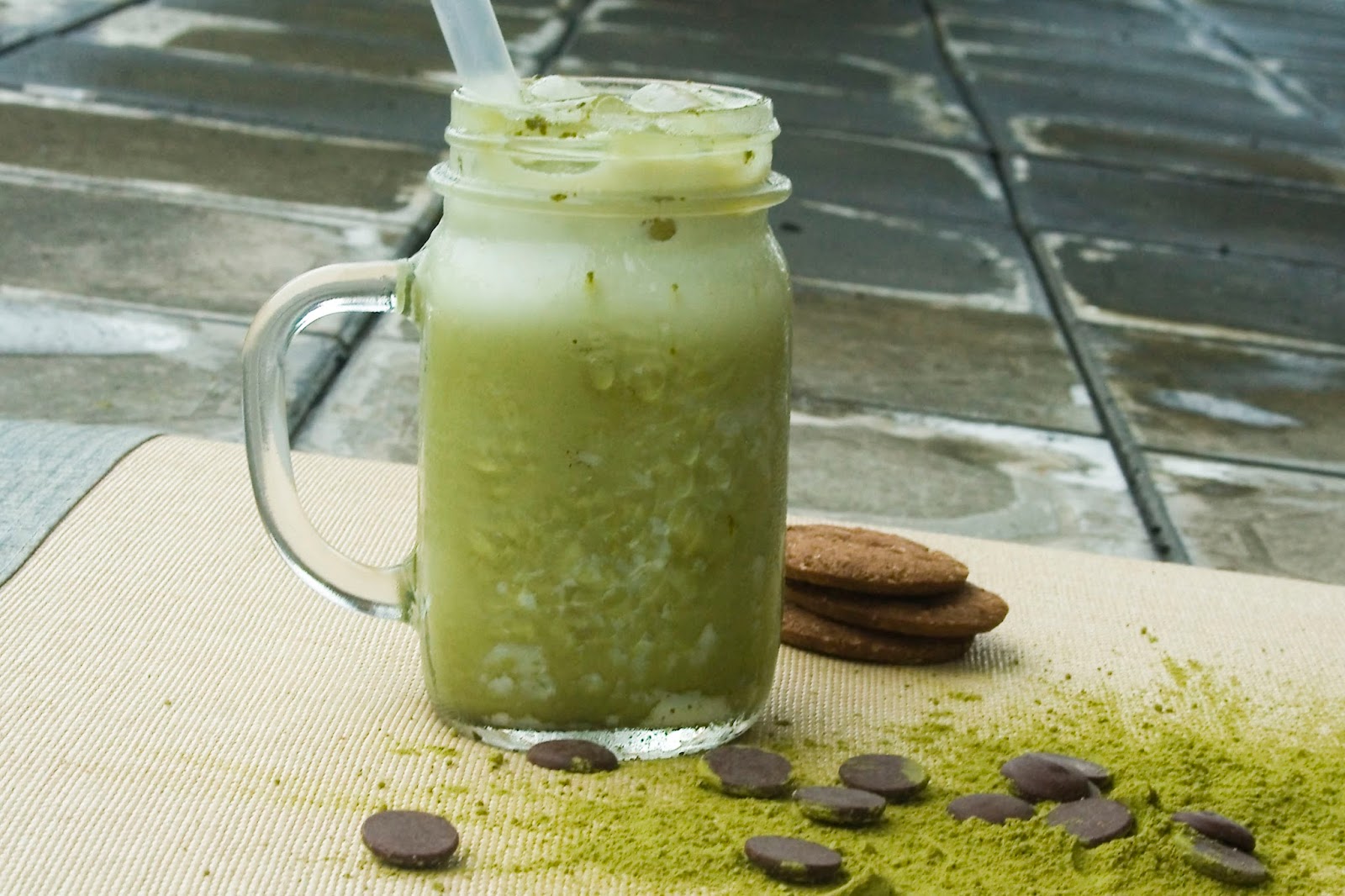 Iced Matcha Tea Latte A Tall Order