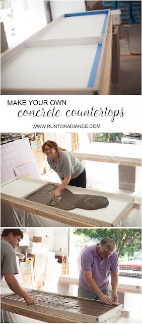 DIY concrete countertops are easier to make than youd think Check out how. 0001