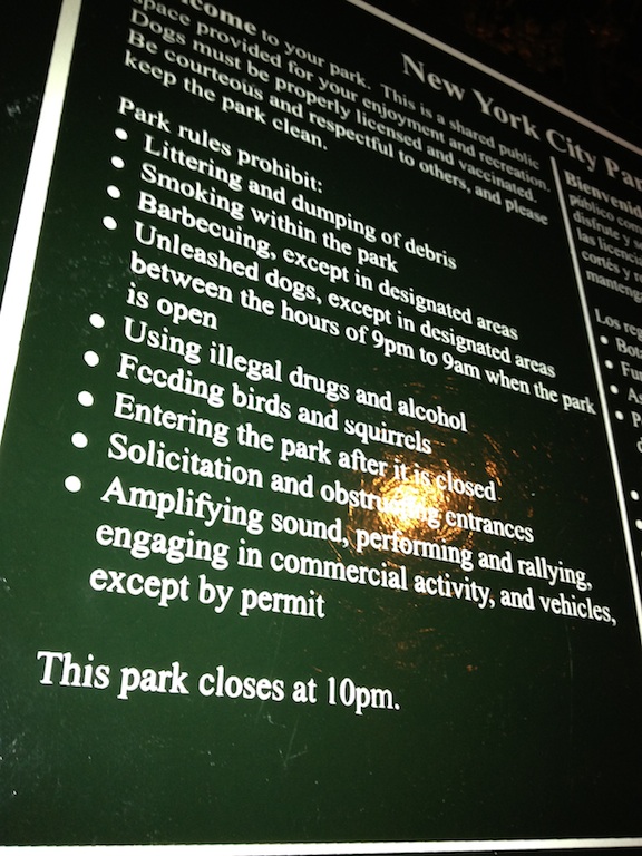 Cobble Hill Association Cobble Hill Park hours changed