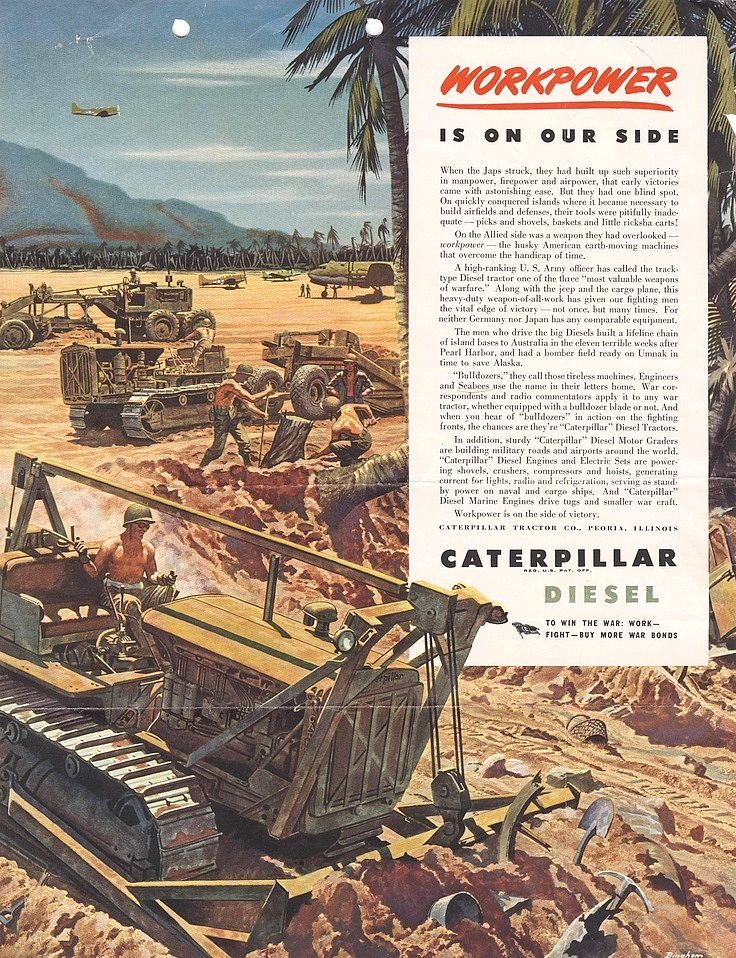 Caterpillar D7  Bulldozer Poster%2B1