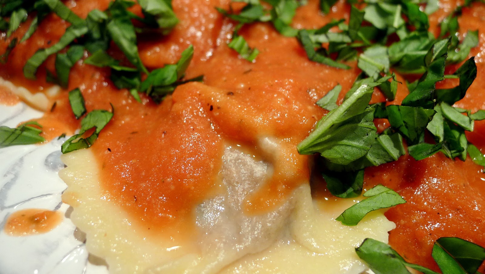 newFOOD tuesdayz Spiced Veal Ravioli