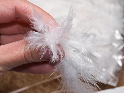 Cook~Love~Craft: Feather Christmas Ornaments!