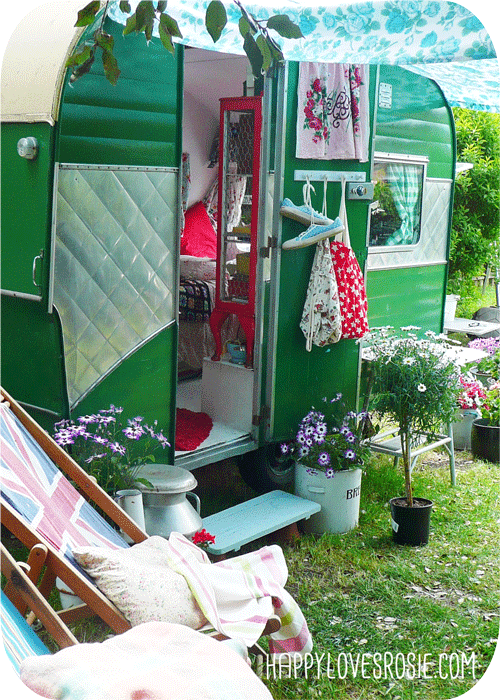 vintage holivan caravan