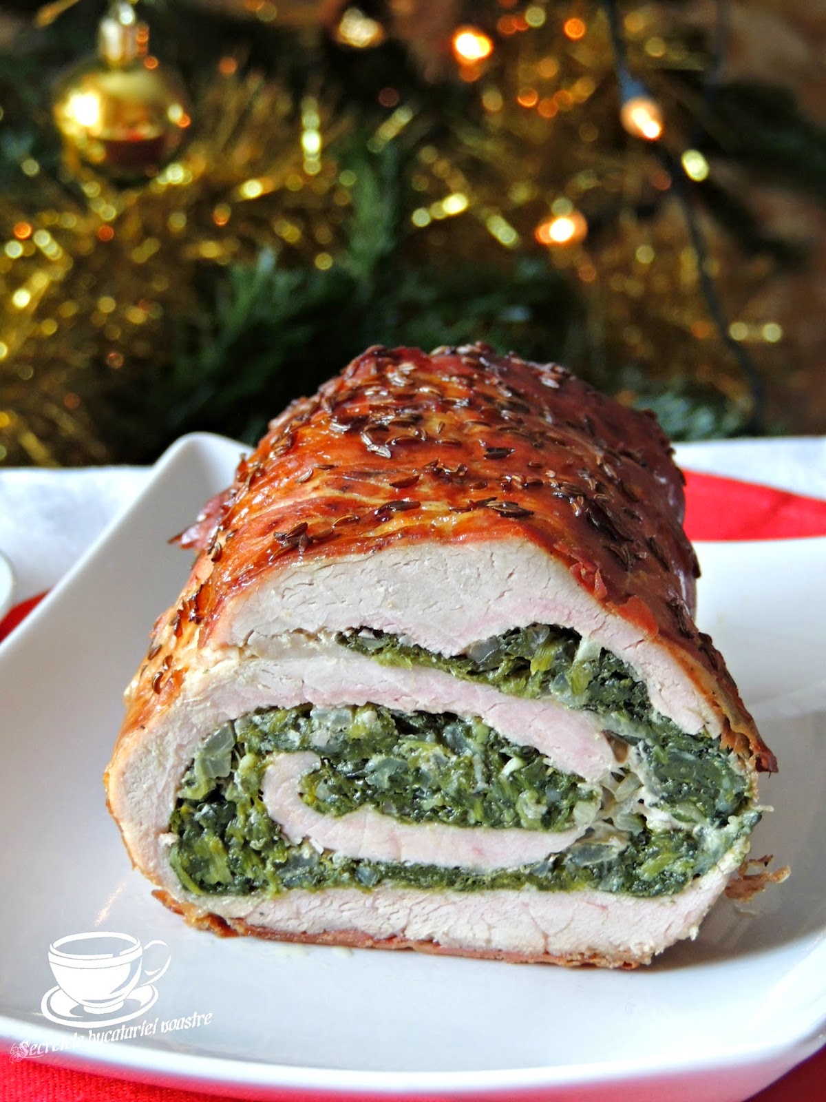 RULADĂ DE PORC CU SPANAC