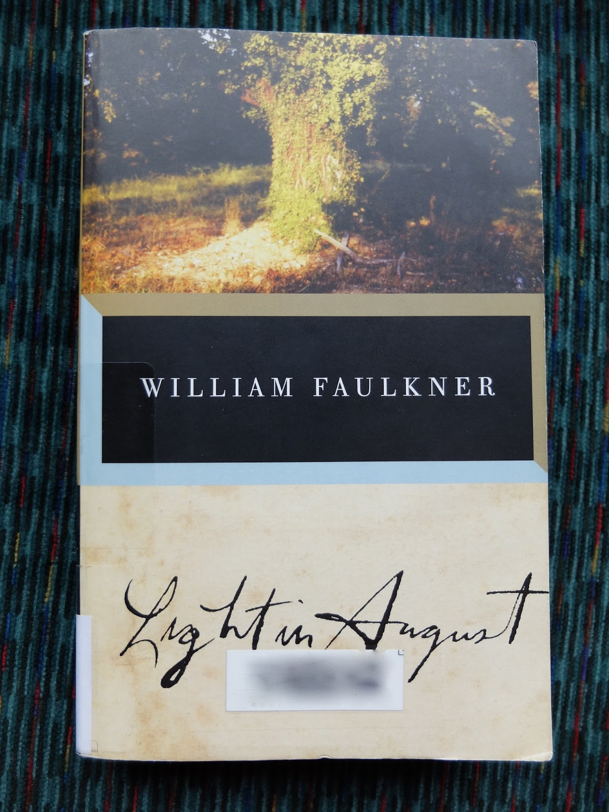 Two Hectobooks 54. Light in August by William Faulkner