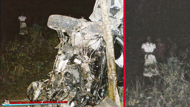 Penampakan Sosok misterius saat Kecelakaan