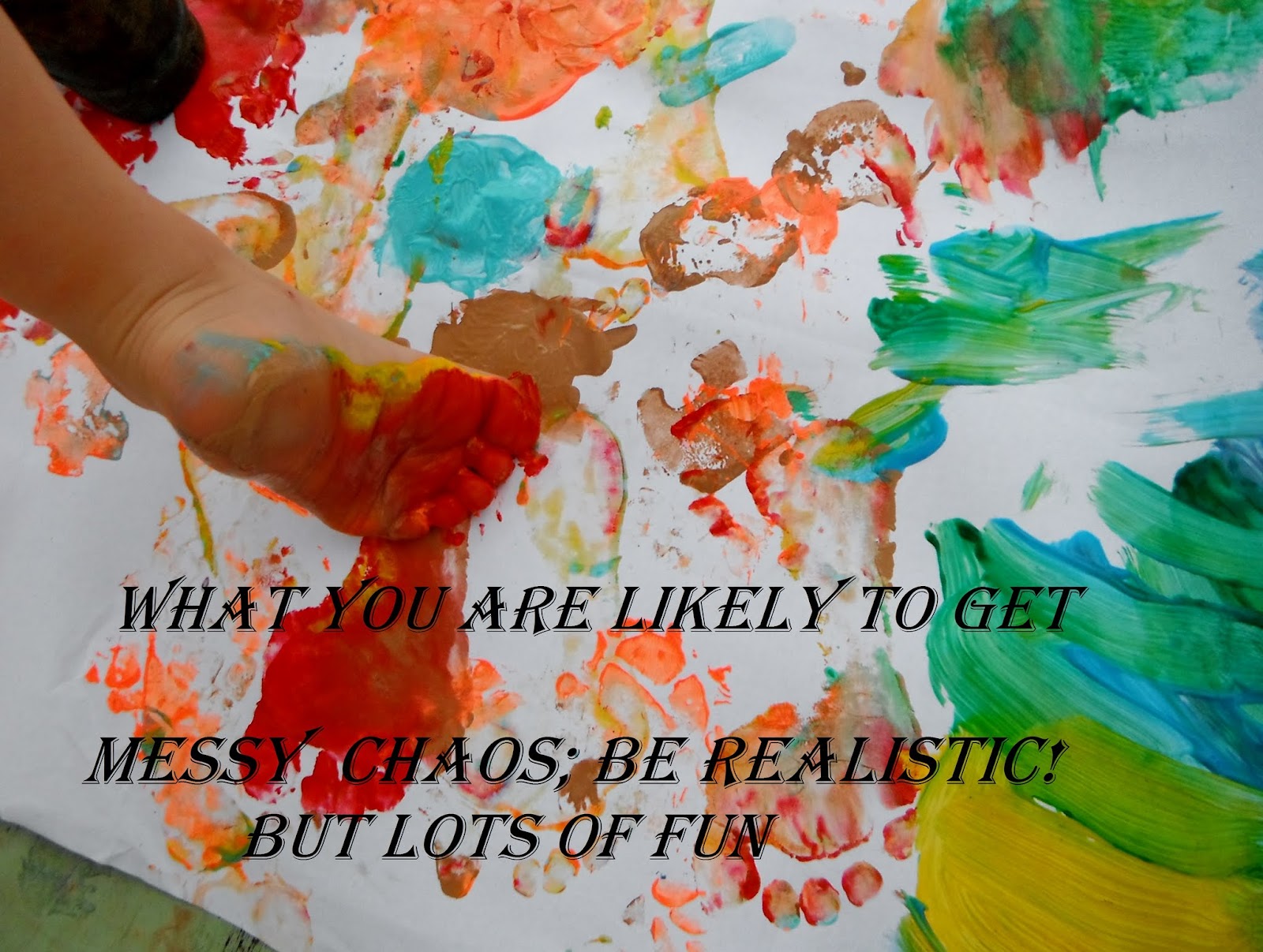 Adventures at home with Mum Tips for Messy Painting