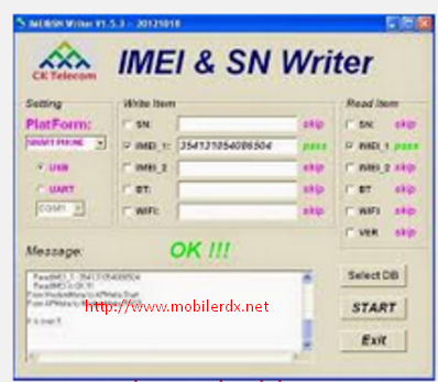 imei Sn Writer Tool Software Updated VR3.0.0001 Free Download