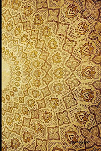 Journal Daily: Golden Mandala Tapestry, Lined Blank Journal Book, 6 x 9, 200 Pages