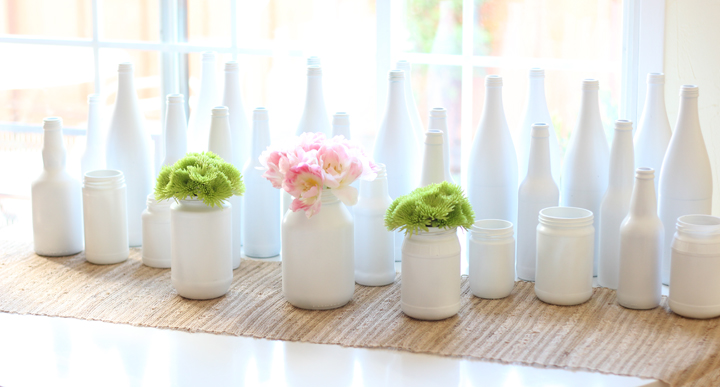 ideas para decorar botellas de vidrio