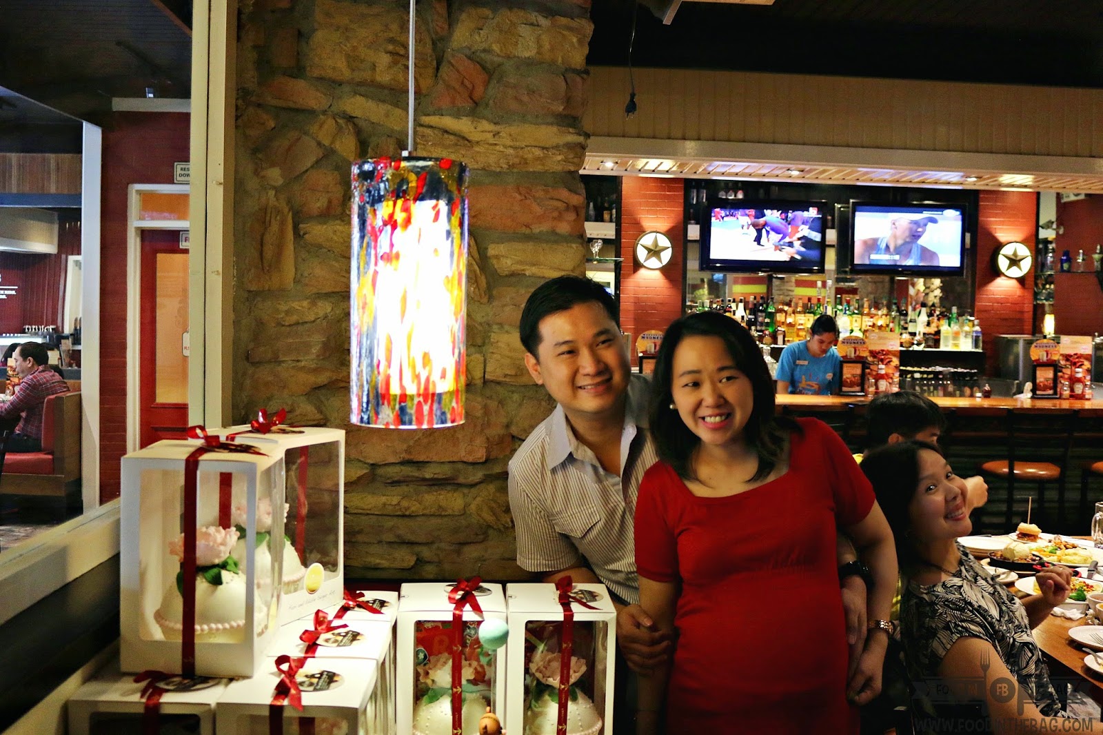 CHILI'S Greenhills and Donya's Baby Shower Food In The Bag