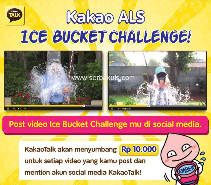 BerDonasi Gratis Dengan Ikut Kakao-ALS Ice Bucket Challenge