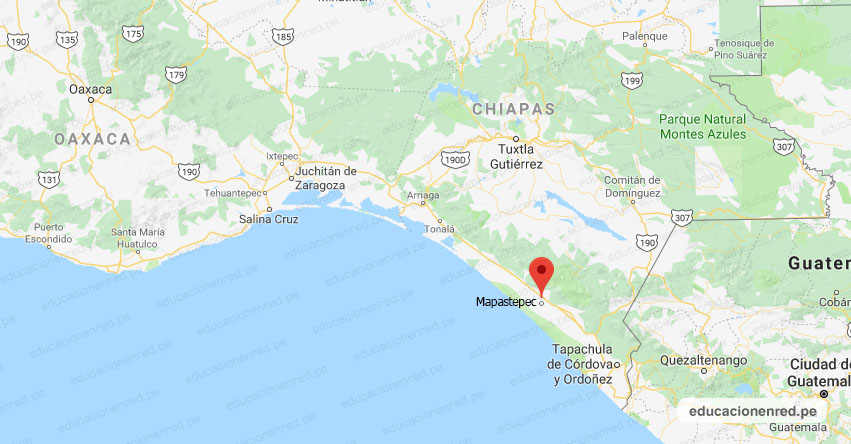 Temblor en México de Magnitud 4.5 (Hoy Jueves 18 Junio 2020) Sismo - Epicentro - Mapastepec - Chiapas - CHIS. - SSN - www.ssn.unam.mx