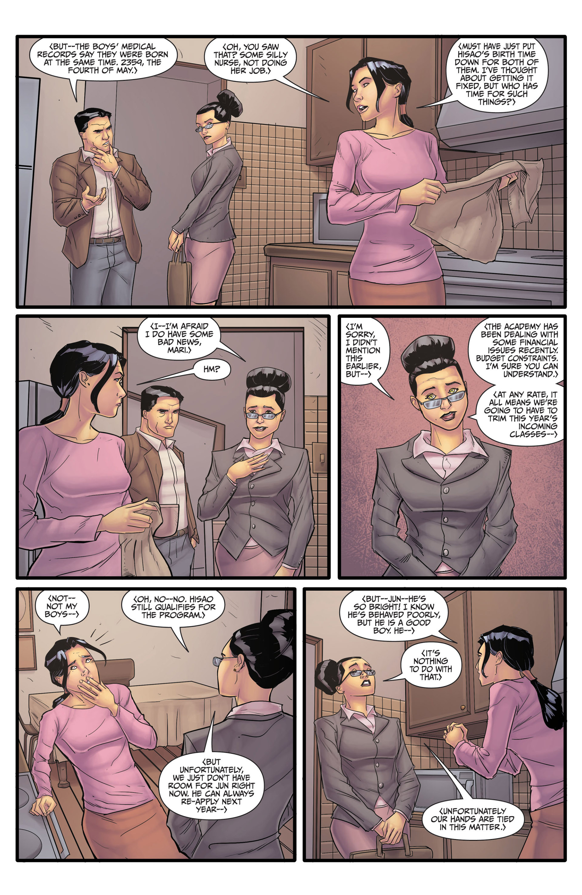 Read online Morning Glories comic -  Issue #9 - 15