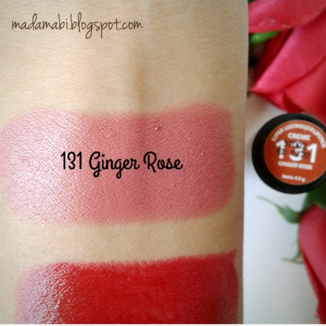 Review & Swatch Revlon Super Lustrous Lipstick 131 Ginger