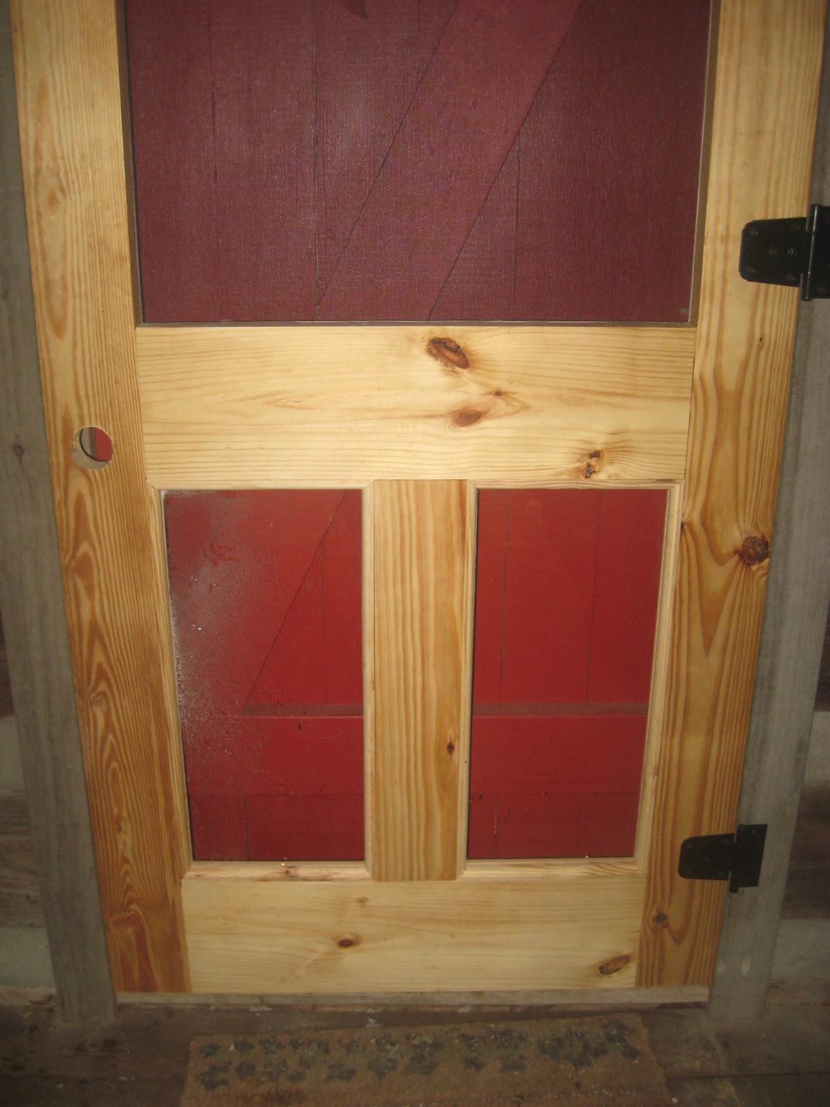 Dufour Woodworks Custom Screen Doors with Plexiglass Panels