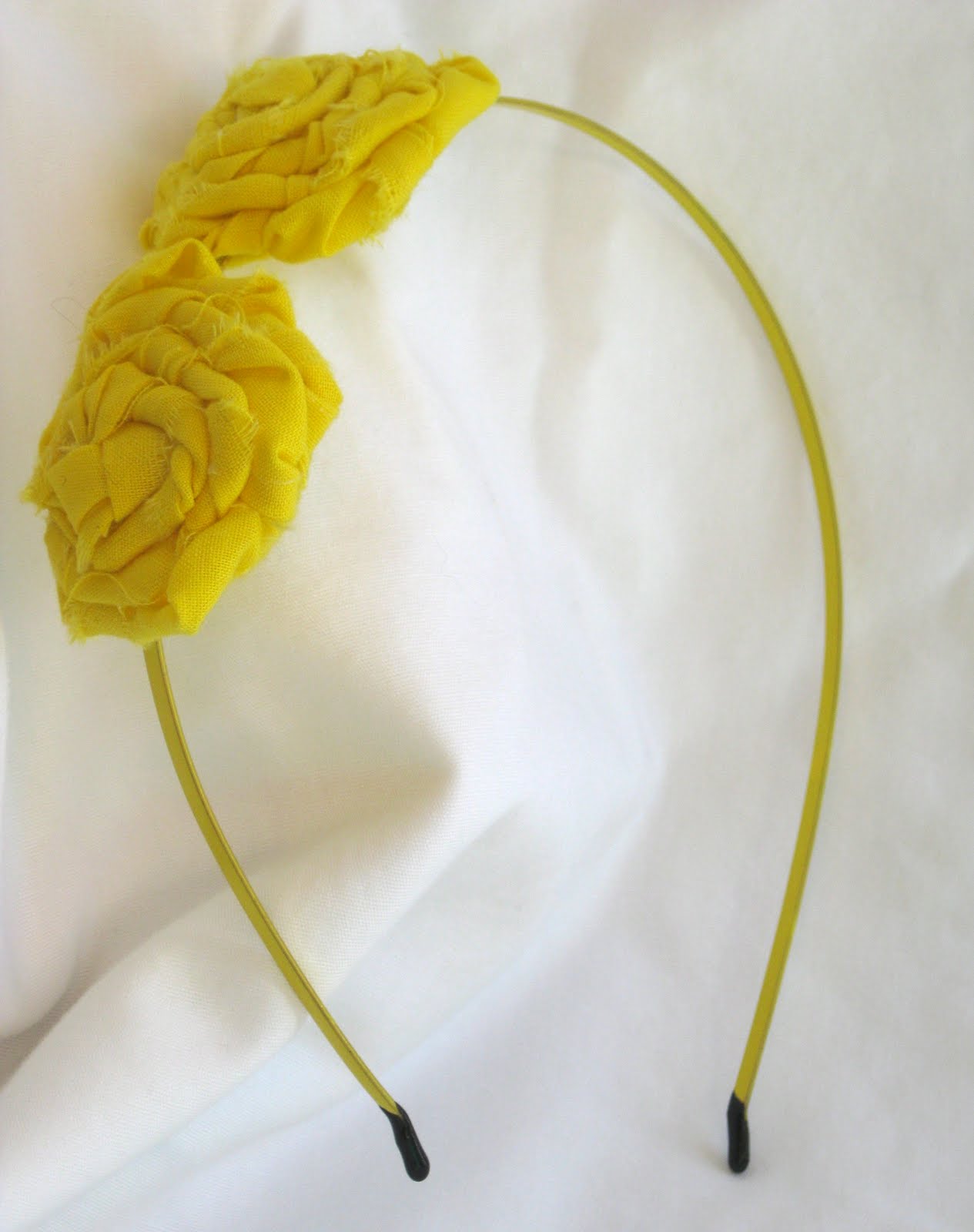 Yellow Floral Dress Headband Set main image 0