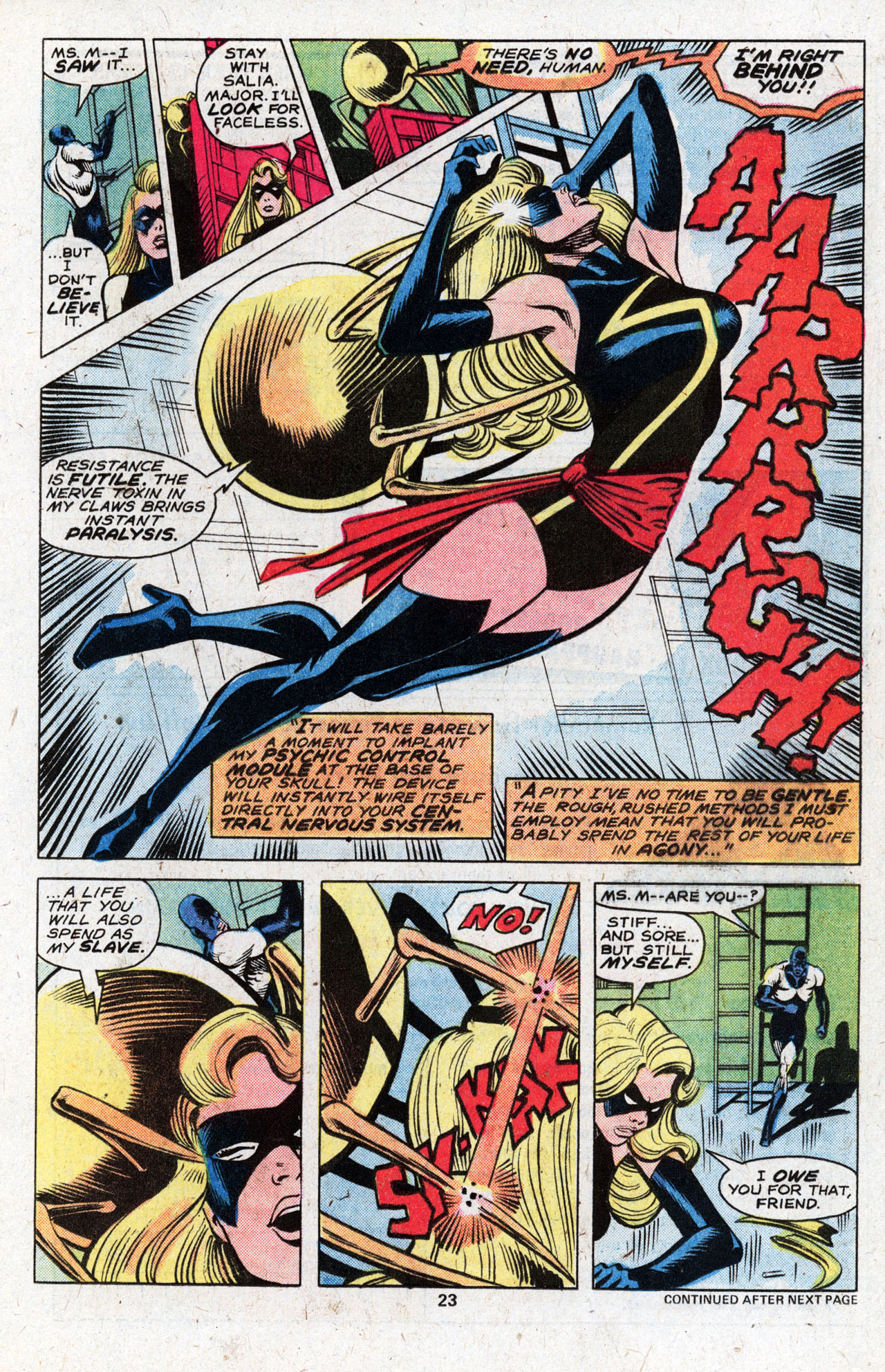 Read online Ms. Marvel (1977) comic -  Issue #23 - 25