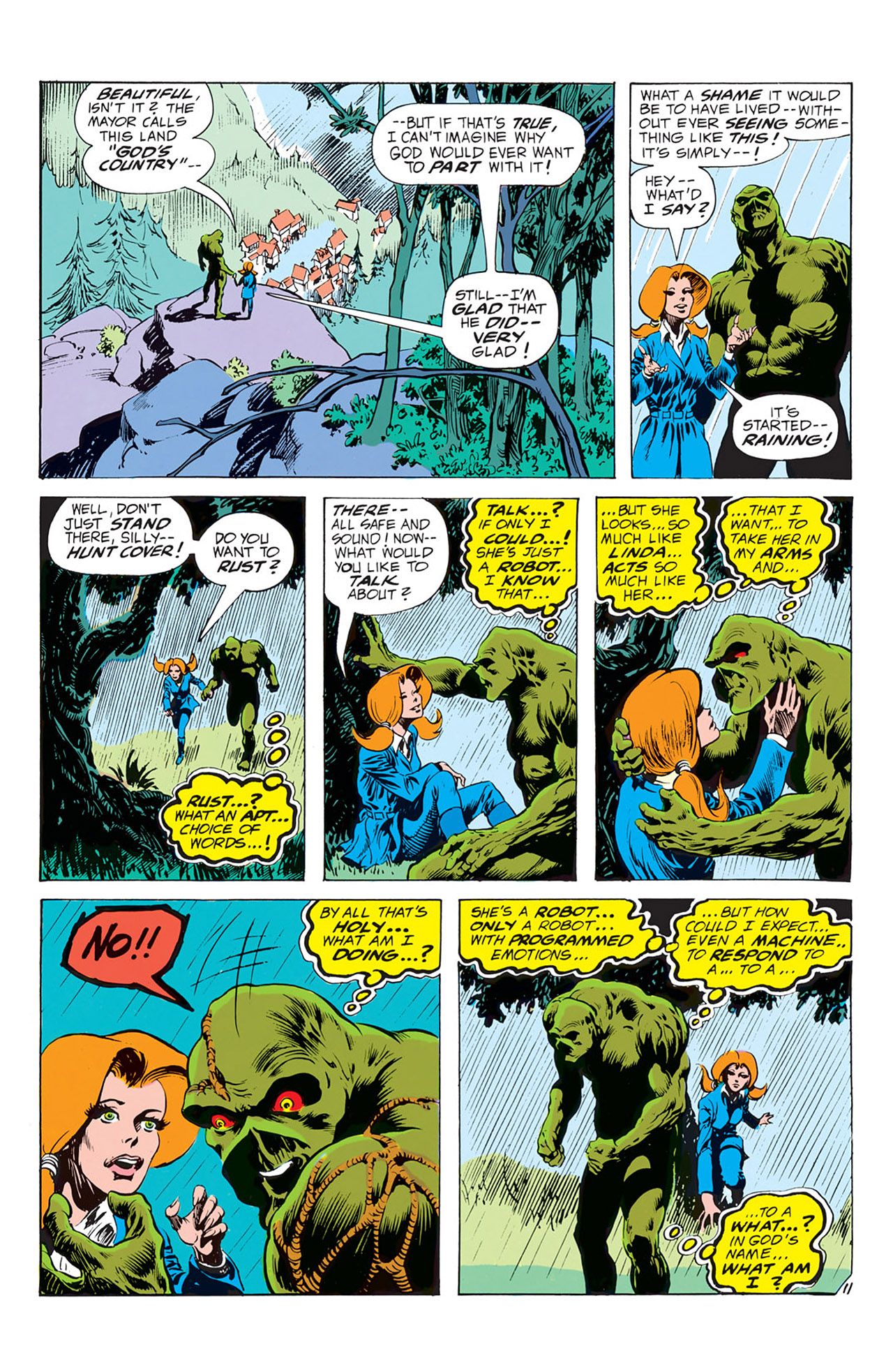 Read online Swamp Thing (1972) comic -  Issue #6 - 12