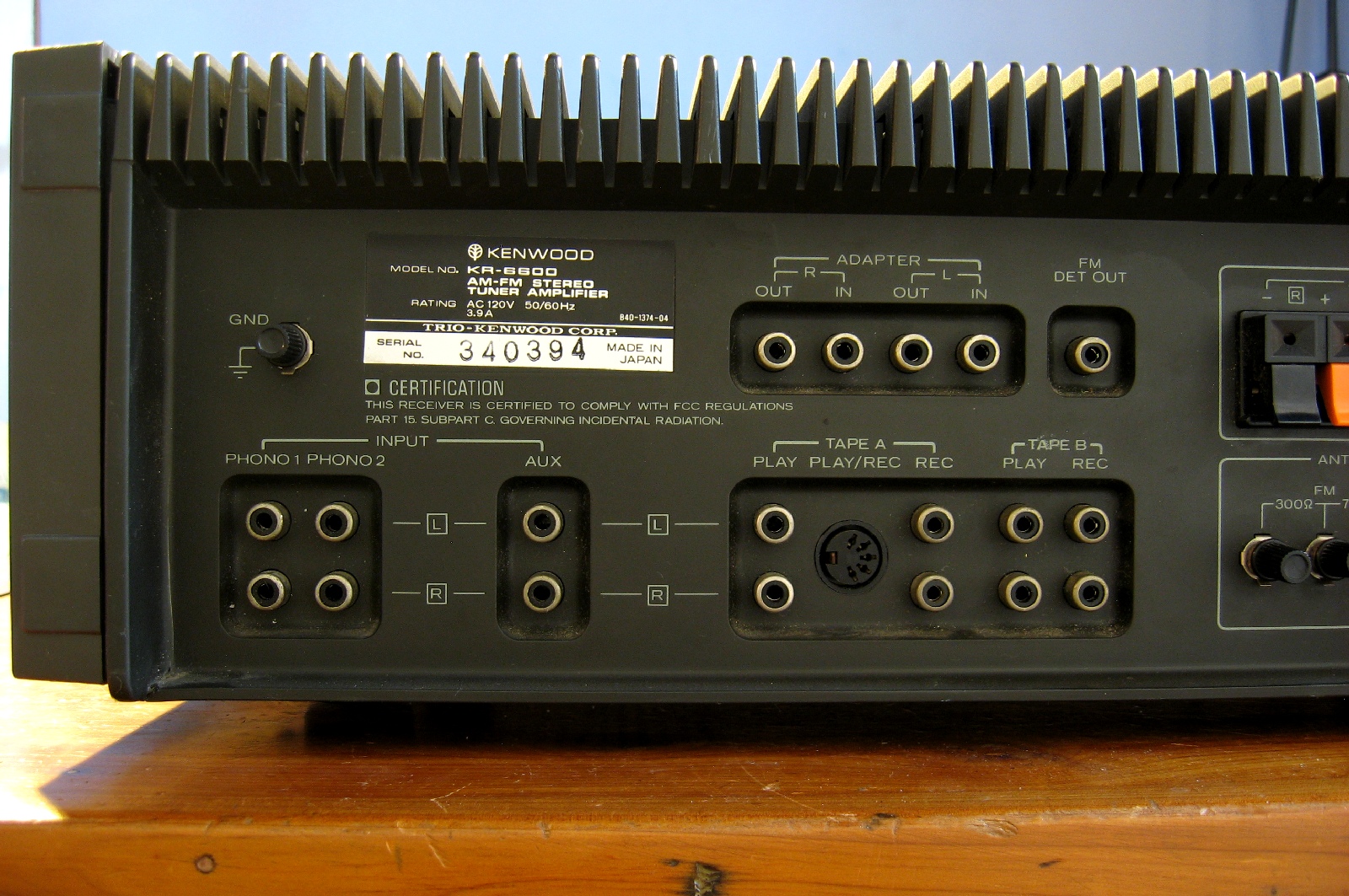 Matt's Vintage Audio Repair: Kenwood KR-6600