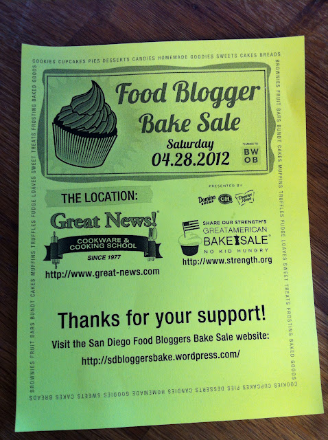 San Diego Food Bloggers Bake Sale 2012 Deemed a Success by BeckyCharms